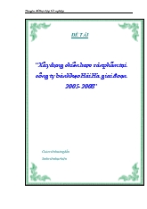 Đề tài Xây dựng chiến lược sản phẩm tại công ty bánh kẹo Hải Hà giai đoạn 2005 - 2008
