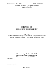 Kế toán tiền lương và các khoản trích theo lương tại công ty TNHH thương mại và sản xuất hồng thủy quốc tế an Pha Nam