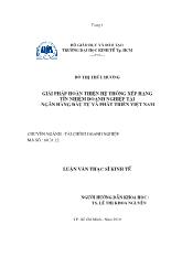 Luận văn Giải pháp hoàn thiện hệ thống xếp hạng tín nhiệm doanh nghiệp tại ngân hàng đầu tư và phát triển Việt Nam