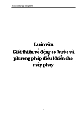 Luận văn Giới thiệu về động cơ bước và phương pháp điểu khiển cho máy phay