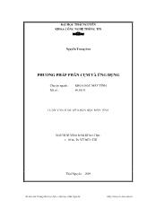 Luận văn Phương pháp phân cụm và ứng dụng