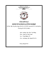 Một số giải pháp nhằm thu hút FDI vào các khu công nghiệp trên địa bàn Thành phố Hồ Chí Minh