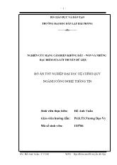 Nghiên cứu mạng cảm biến không dây – Wsn và những đặc điểm sửa lỗi truyền dữ liệu