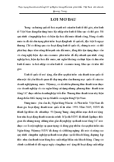 Thực trạng thanh toán bằng L/C tại Ngân hàng đầu tư và phát triển Việt Nam chi nhánh Quang Trung