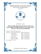 Thương hiệu điện thoại di động Việt Nam thân thiện với môi trường và người sử dụng công ty Việt Nam smartphone