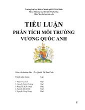 Tiểu luận Phân tích môi trường Vương Quốc Anh