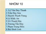 Các chỉ tiêu vi sinh trong việc đánh giá chất lượng nước