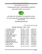 Dự án xây dựng khu vui chơi thiếu nhi ở xã Hòa Phú huyện Củ Chi thành phố Hồ Chí Minh
