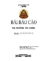 Đề tài Thị trường tiền tệ