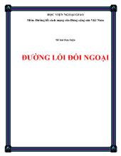 Đường lối đối ngoại