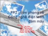 FPT - Tiên phong về Công nghệ điện toán đám mây