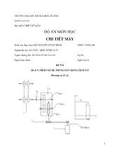 Thiết kế hệ thống dẫn động xích tải