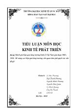 Đề tài Đánh giá hiệu quả tăng trưởng kinh tế Việt Nam giai đoạn 2001-2010 - Để nâng cao hiệu quả tăng trưởng, cần quan tâm giải quyết các vấn đề gì