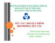 Xúc tác cho quá trình reforming xúc tác