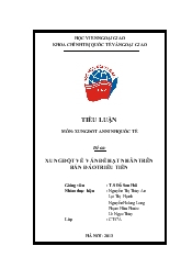 Đề tài Xung đột về vấn đề hạt nhân trên bán đảo triều tiền