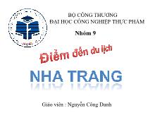 Điểm đến du lịch Nha Trang