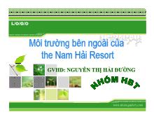 Giới thiệu về the nam hải resort