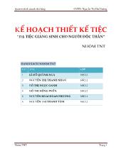 Kế hoạch thiết kế tiệc dạ tiệc giáng sinh cho người độc thân