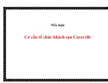 Tiểu luận Cơ cấu tổ chức khách sạn Caravelle