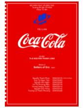 Tiểu luận Coca cola