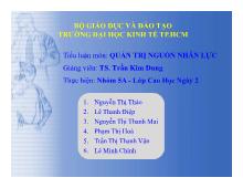 Tiểu luận Quản trị nguồn nhân lực - Hệ thống tiền lương theo hiệu quả công việc tại tổng công ty xây dựng số 1