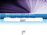 Ảnh hưởng của bức xạ mặt trời tới trái đất