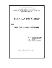 Đề tài Máy tính giao tiếp teletype