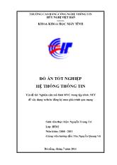 Đề tài Nghiên cứu mô hình MVC trong lập trình .NET để xây dựng website đăng ký mua giáo trình qua mạng