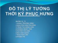 Đô thị lý tưởng thời kỳ phục hưng