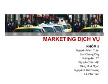 Marketing dịch vụ