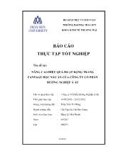 Nâng cao hiệu quả hoạt động trang fanpage học nấu ăn của công ty cổ phần hướng nghiệp Á Âu