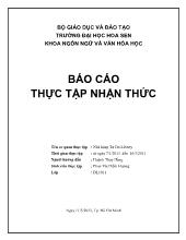 Tình hình hoạt động tại Công ty dịch vụ du lịch bến thành (TNHH 1 thành viên)