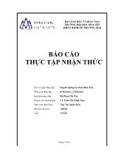 Báo cáo Thực tập nhận thức tại Doanh nghiệp tư nhân Kim Yến