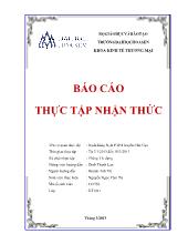 Báo cáo Thực tập nhận thức tại ngân hàng nông nghiệp và phát triển nông thôn huyện Chợ Gạo