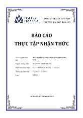 Tình hình hoạt động tại ngân hàng thương mại cổ phần Sài Gòn Thương Tín