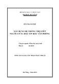 Xây dựng hệ thống trợ giúp người cơ tu học tin học văn phòng