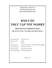 Phân tích quy trình bán hàng đề xuất nâng cao hiệu quả bán hàng tại Công ty cổ phần tư vấn và dịch vụ Tầm Nhìn Sự Nghiệp
