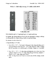 Bài tập lớn Vi điều khiển