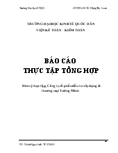 Báo cáo Thực tập tại công ty cổ phần đầu tư xây dựng và thương mại Tường Minh
