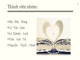 Cấu trúc rủi ro và cấu trúc kỳ hạn của lãi suất