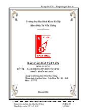 Đề tài Bảng thông tin điện tử dùng vi điều khiển PIC16F88