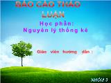 Đề tài Điều tra thống kê và ứng dụng số liệu điều tra thống kê để phân tích chất lượng học tập của sinh viên K48F năm học 2012-2013