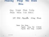 Đề tài Quy Trình Phát Triển Phần Mềm Với SDLC
