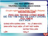 Đề tài Tìm hiểu về chất chống oxy hoá