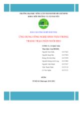 Đề tài Ứng dụng công nghệ sinh thái trong trang trại chăn nuôi heo