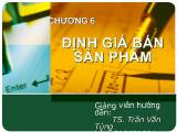 Định giá bán sản phẩm