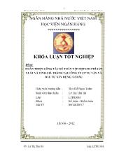 Khóa luận Hoàn thiện công tác kế toán tập hợp chi phí sản xuất và tính giá thành tại công ty cổ phần tư vấn và đầu tư xây dựng Á Châu