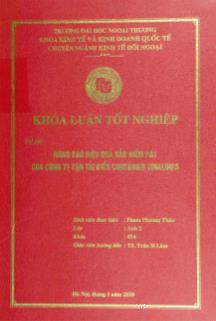 Khóa luận Nâng cao hiệu quả bảo hiểm P&I của công ty vận tải biển Container VinaLines