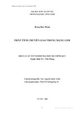 Khóa luận Phân tích chuyển giao trong mạng gsm