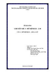 MÔ HÌNH IS – LM LÀ GÌ